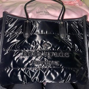 Authentic Kate Spade Ella Puffy Fabric XL Tote NWT & Dust Bag.